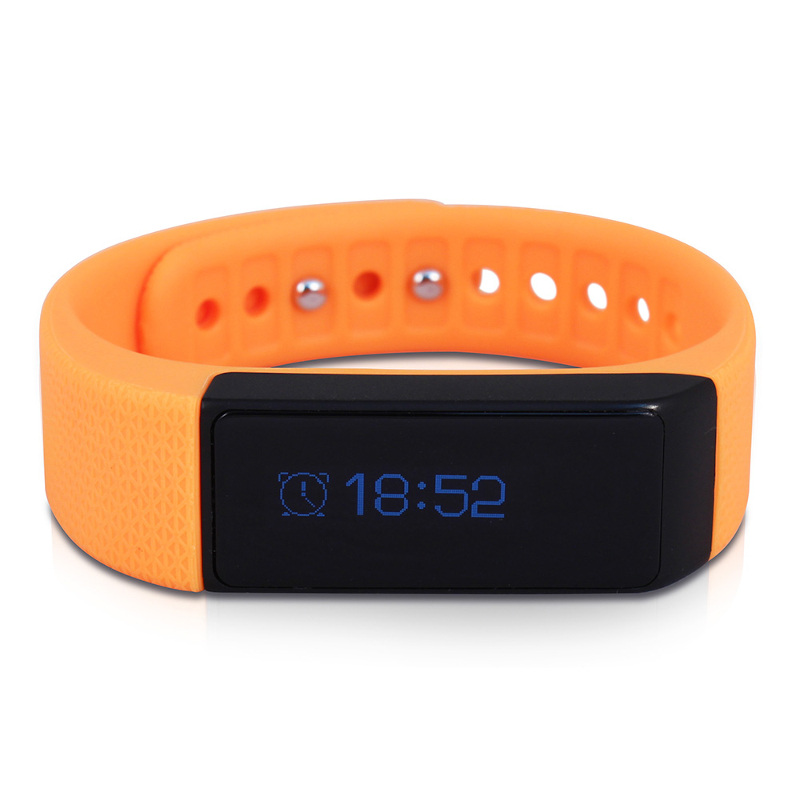 Smartband GHIA Delta - 0.91" - Bluetooth - Cuenta Pasos - Notificaciones - Compatible con iOS 7.1 / Android 4.3 - Naranja