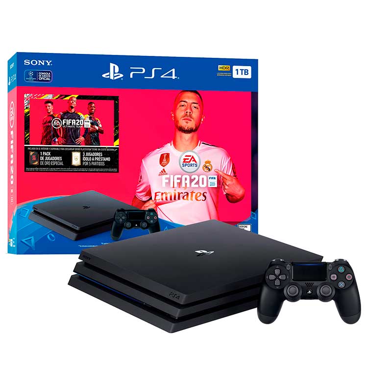 Consola SONY PlayStation PS4 Slim 1TB FIFA 20 Bundle Edition Negro 