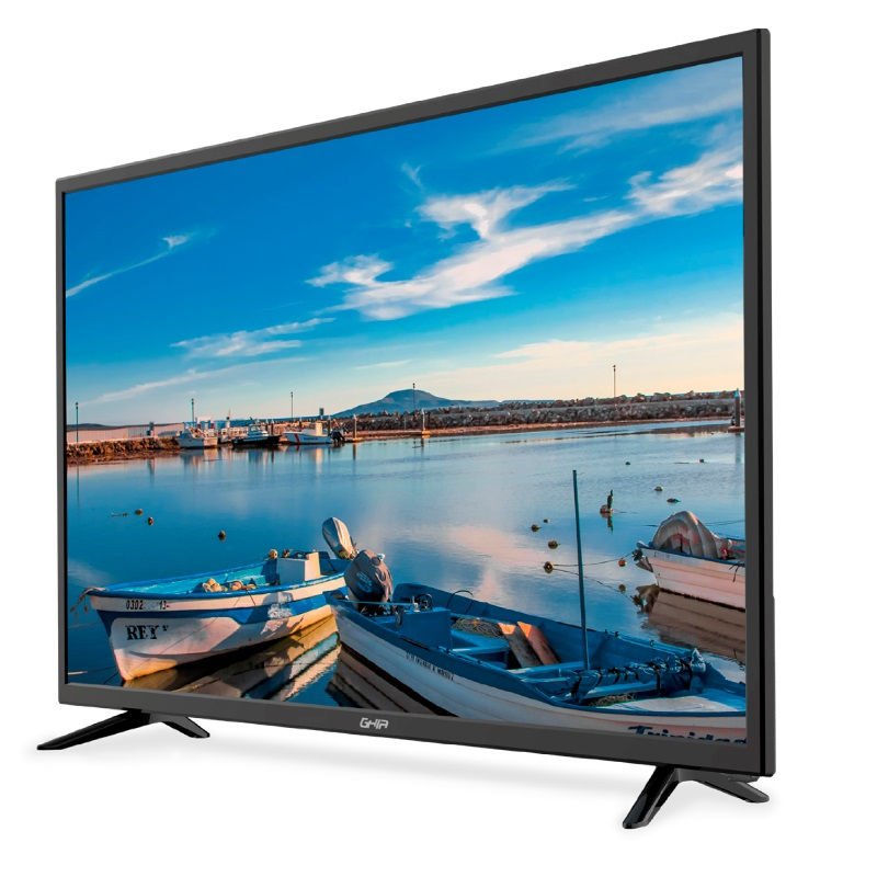 Televisión LED GHIA - Pantalla de 40" - FHD 1080P - 3 HDMI - 1 USB - VGA - PC 60 Hz