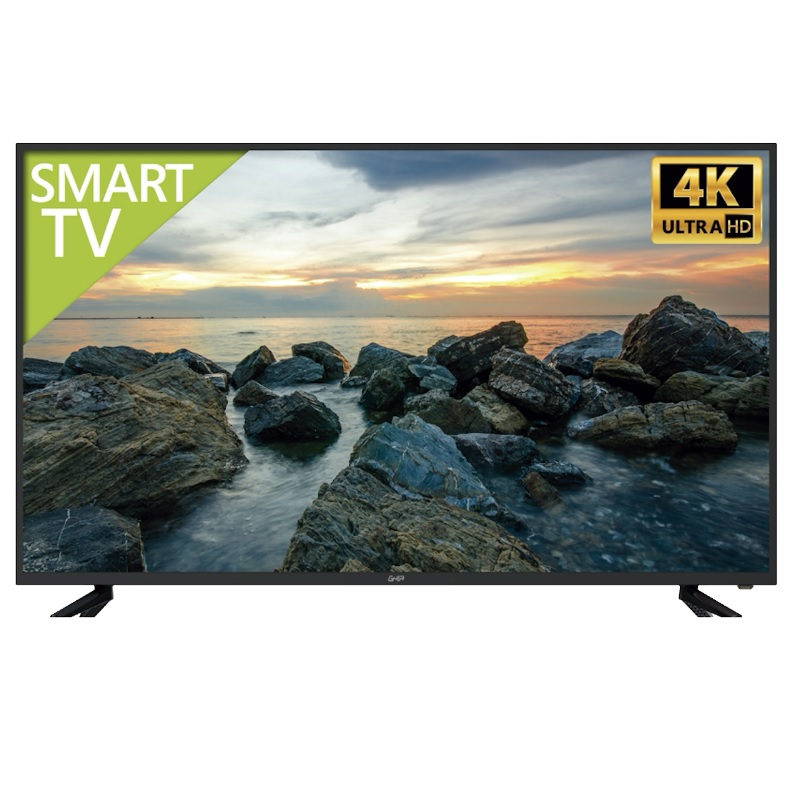 Televisión LED GHIA - Pantalla de 50" - Smart TV UHD 4K - 4 HDMI - USB - PC 60 Hz