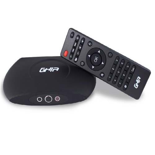 Smart TV GHIA Box - 1GB - 8GB - LAN - Wi-Fi - HDMI - av/cr - spdif - Negro
