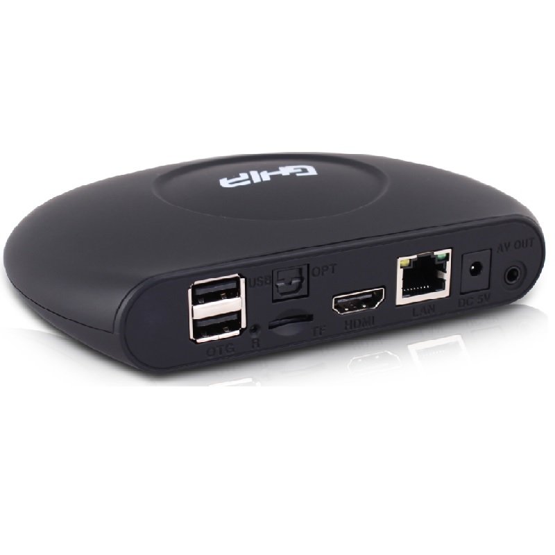 Smart TV GHIA Box - 1GB - 8GB - LAN - Wi-Fi - HDMI - av/cr - spdif - Negro