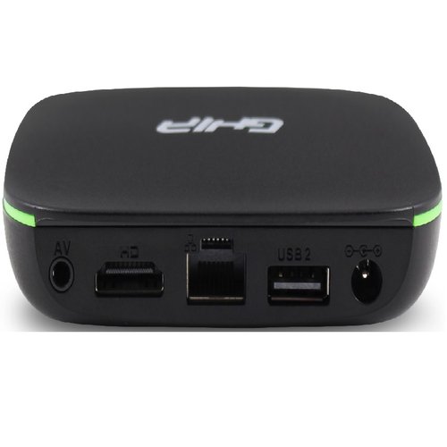 Smart TV Box GHIA - 1GB - 8GB - Android 6.0 - USB - AV - HDMI - WiFi - Negro-Verde