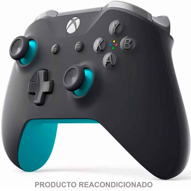 Control Inalambrico MICROSOFT XBOX ONE Gris / Azul WL3-00105 Reacondicionado 