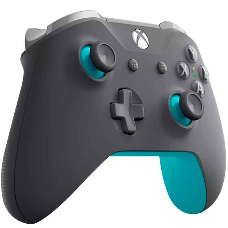 Control Inalambrico MICROSOFT XBOX ONE Gris / Azul WL3-00105 Reacondicionado 