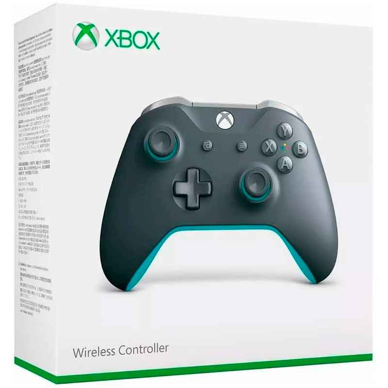 Control Inalambrico MICROSOFT XBOX ONE Gris / Azul WL3-00105 Reacondicionado 