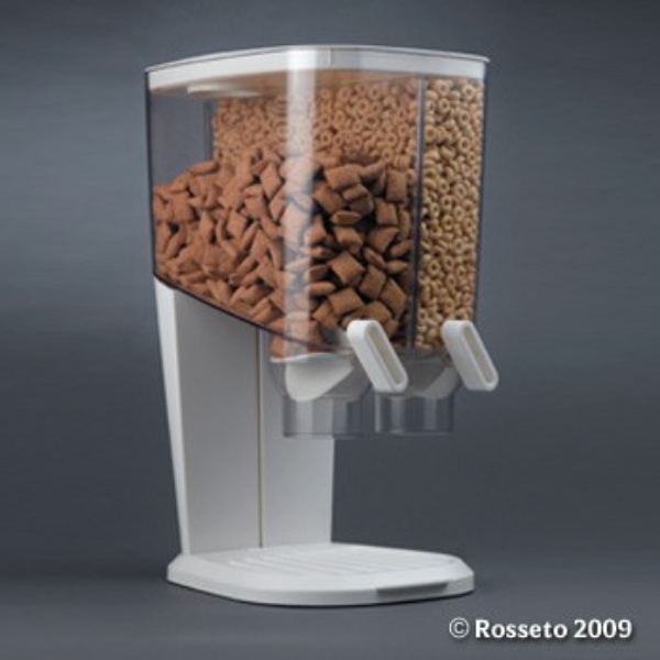 Despachador de Cereal Blanco Sin Caja Marca Rosseto  Modelo EZ-200
