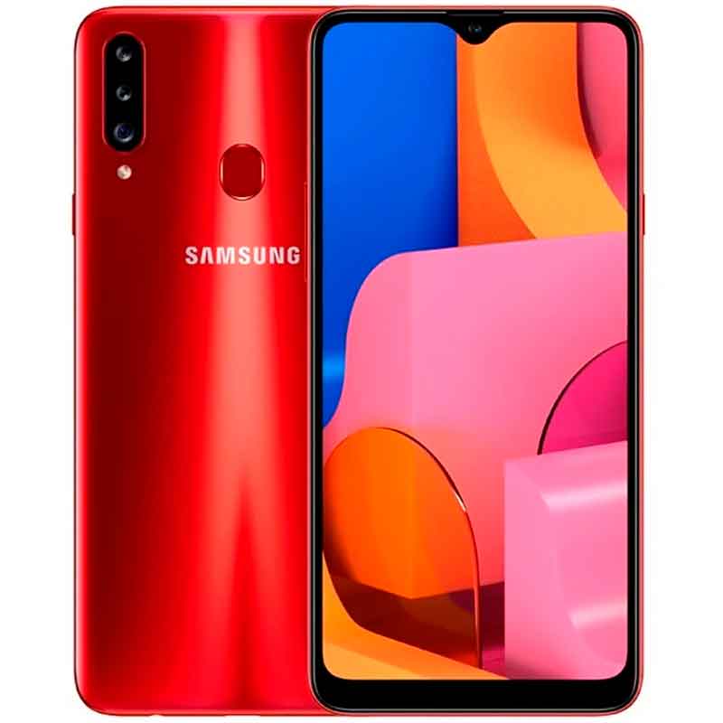 Celular SAMSUNG Galaxy A20s 3GB 32GB Octa Core Android OneUI Triple Camara Rojo