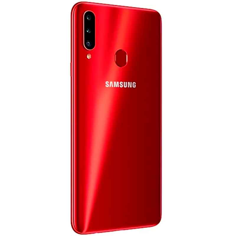 Celular SAMSUNG Galaxy A20s 3GB 32GB Octa Core Android OneUI Triple Camara Rojo