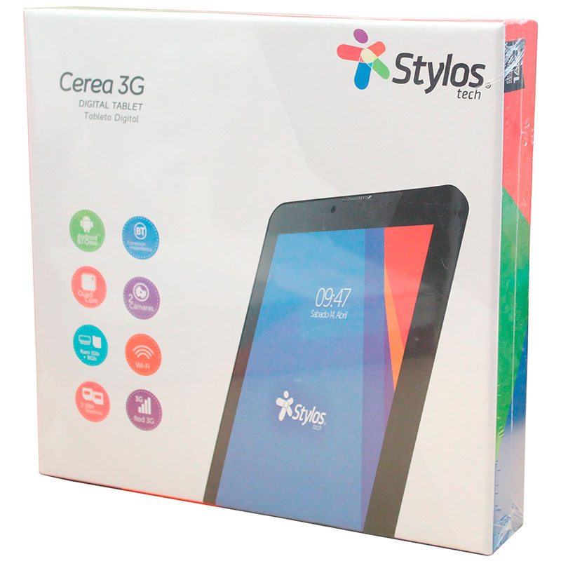 Tablet STYLOS CEREA 1GB 8GB QuadCore Android 8.0 3G STTCE35B BLACK 