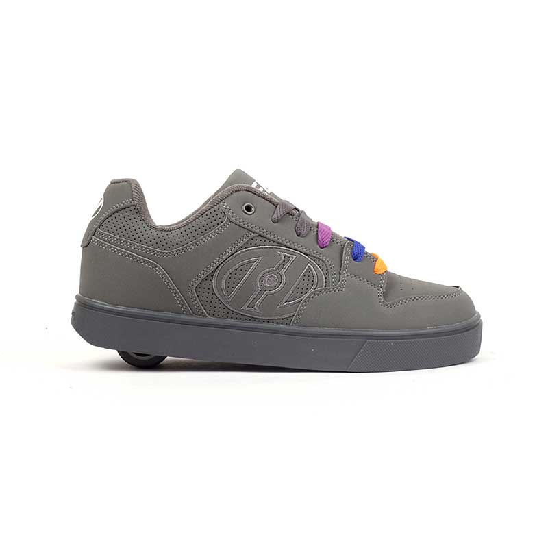 Tenis Patín Para Niño Heelys Gris Con Una Rueda Desmontable