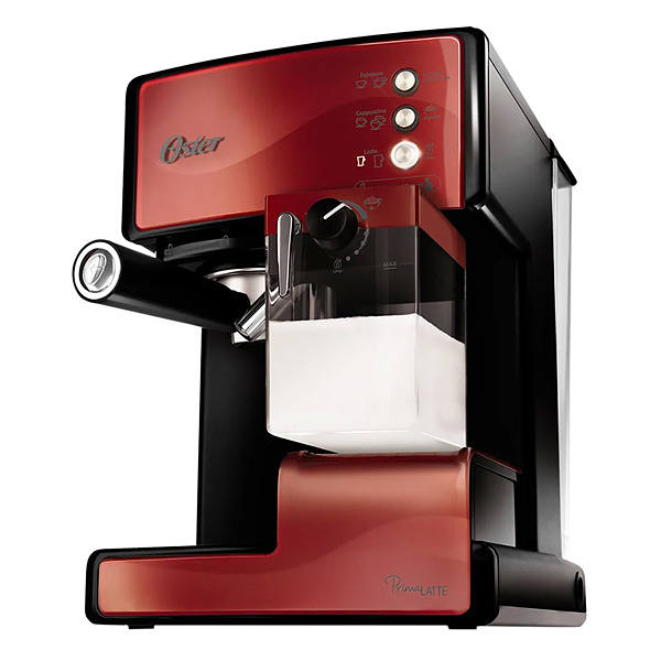 Cafetera automática para capuchino 15 bares Oster colo rojo modelo Prima latte  BVSTEM6601R013