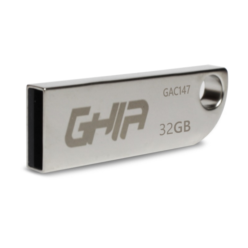 Memoria USB metálica GHIA - 32GB de almacenamiento USB 2.0 - Compatible con ANDROID/WINDOWS/MAC