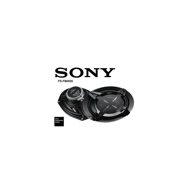 Bocinas para auto de 60w Sony XS-FB6930 / NEGRO