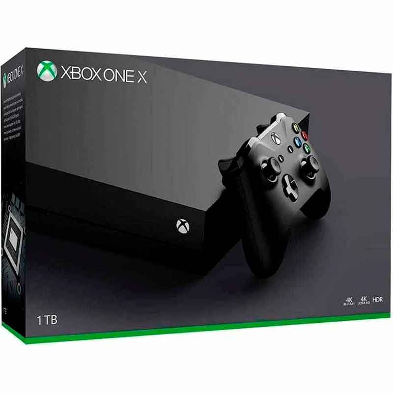 Consola Xbox One X 1Tb 4K Ultra Hd Hdr Amd 8 Nucleos Reacondicionado