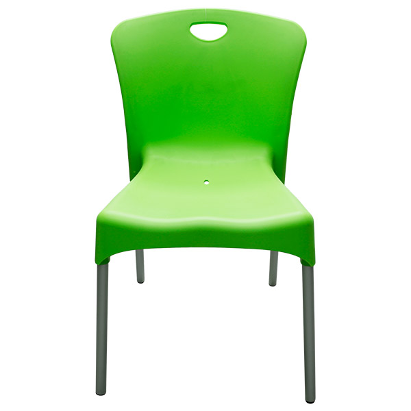 4 Sillas de plástico Lissa Verde 