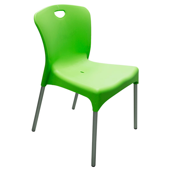 4 Sillas de plástico Lissa Verde 