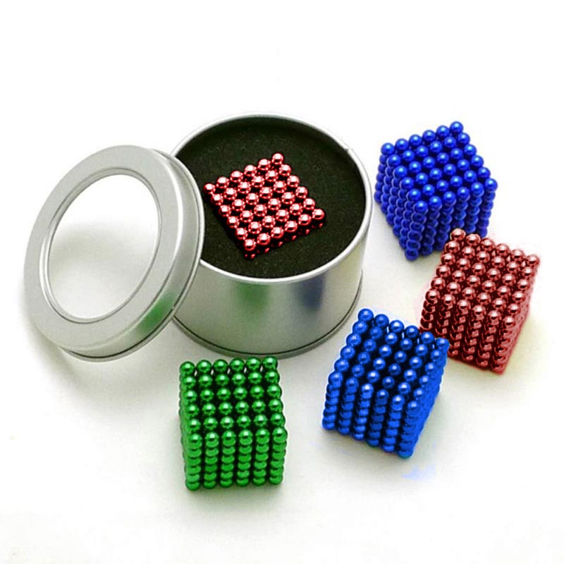 Juego De Bolas Magneticas 216 Piezas 5mm Colores Puzzle