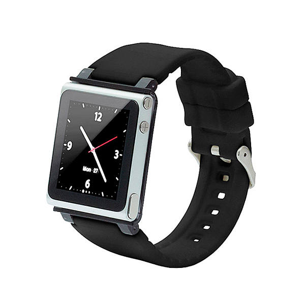 Correa Iwatchz Apple para iPod Nano 6g color negro modelo CLRCHR22BLK 