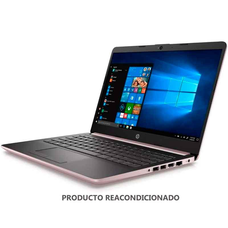 Laptop Hp 14df0016ds Celeron N4000 4gb Ssd 64gb 14 Rosa 5fp57ua 6m Gar 0713