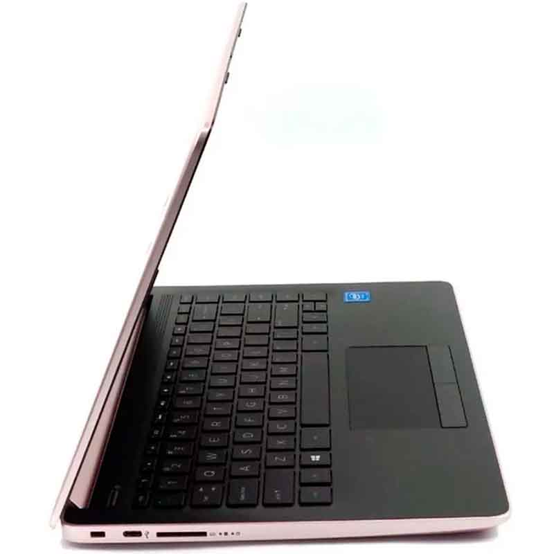 Laptop HP 14-DF0016DS Celeron N4000 4GB SSD 64GB 14 ROSA 5FP57UA 6M Garantia 