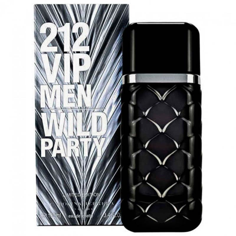 Perfume Carolina Herrera 212 Vip Men Wild Party 100 Ml