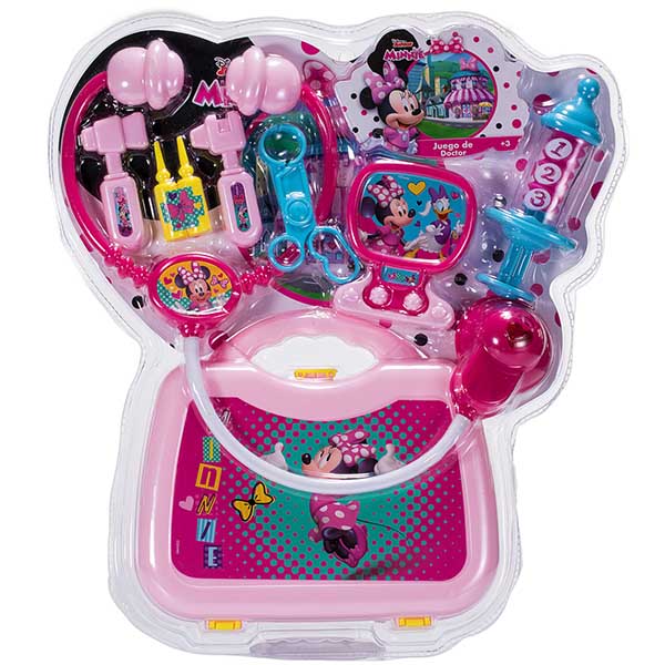 MALETIN DOCTOR INFANTIL,DIDACTICO, INTERACTIVO MINNIE DISNEY LUZ Y SONIDO