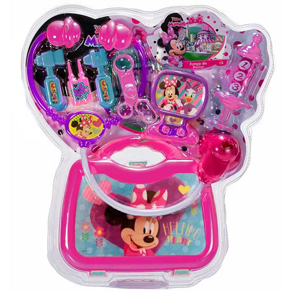 MALETIN DOCTOR INFANTIL,DIDACTICO, INTERACTIVO MINNIE DISNEY LUZ Y SONIDO