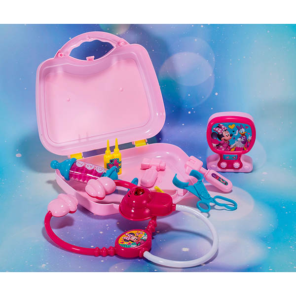 MALETIN DOCTOR INFANTIL,DIDACTICO, INTERACTIVO MINNIE DISNEY LUZ Y SONIDO