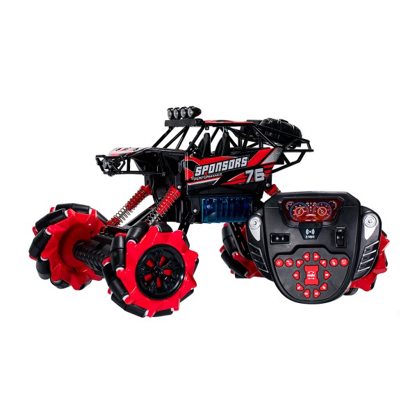 Juguete R/c Todo Terreno Acrobatico 360 Juguete Con Luz, Niños, Infantil, Desarrollo Destreza Amigos 4X4 Cumpleaños 45 Grados