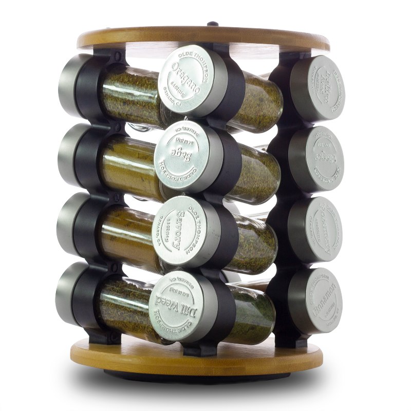 Especiero para 16 frascos sin Caja Bambu Olde Thompson Modelo 25-732SC