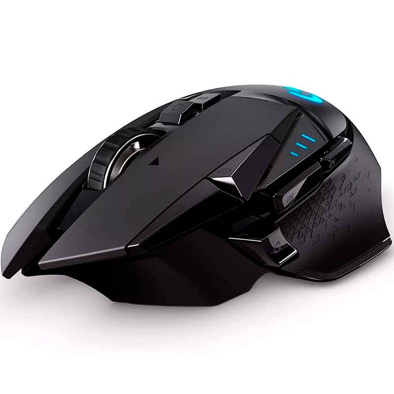 Mouse Gamer LOGITECH G502 Lightspeed RGB Lightsync 16000 DPI Inalambrico 910-005566 
