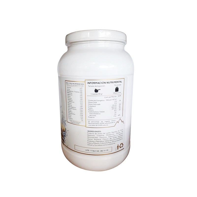 Alimento Polvo Proteina 1362g Protein Matrix Fresa - Platano Cyclon
