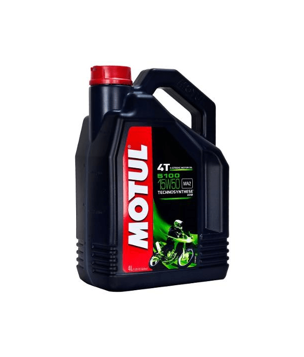 ACEITE MOTUL PARA MOTOCICLETA 4 TIEMPOS 5100 15W 50 4 LITROS TECHNOSINTÉTICO
