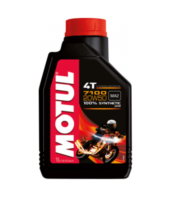 Motul Aceite 100% Sintetico 20W50 4T 7100 1 LT