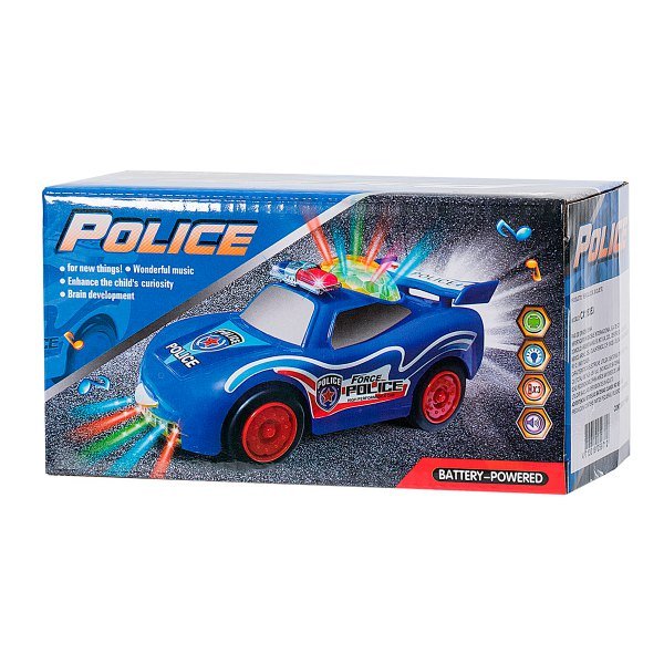 Carrito Auto Policia Cars Patrulla Luz Sonido Bebe 118353