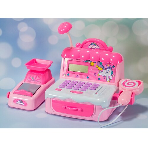 Caja Registradora Microfono Calculadora Juguete Mini Super niñas juguete didactico