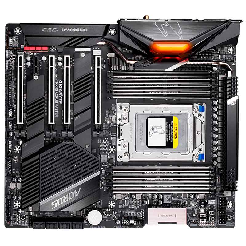 Tarjeta Madre AORUS TRX40 Aorus Master AMD DDR4 WiFi RGB E-ATX 