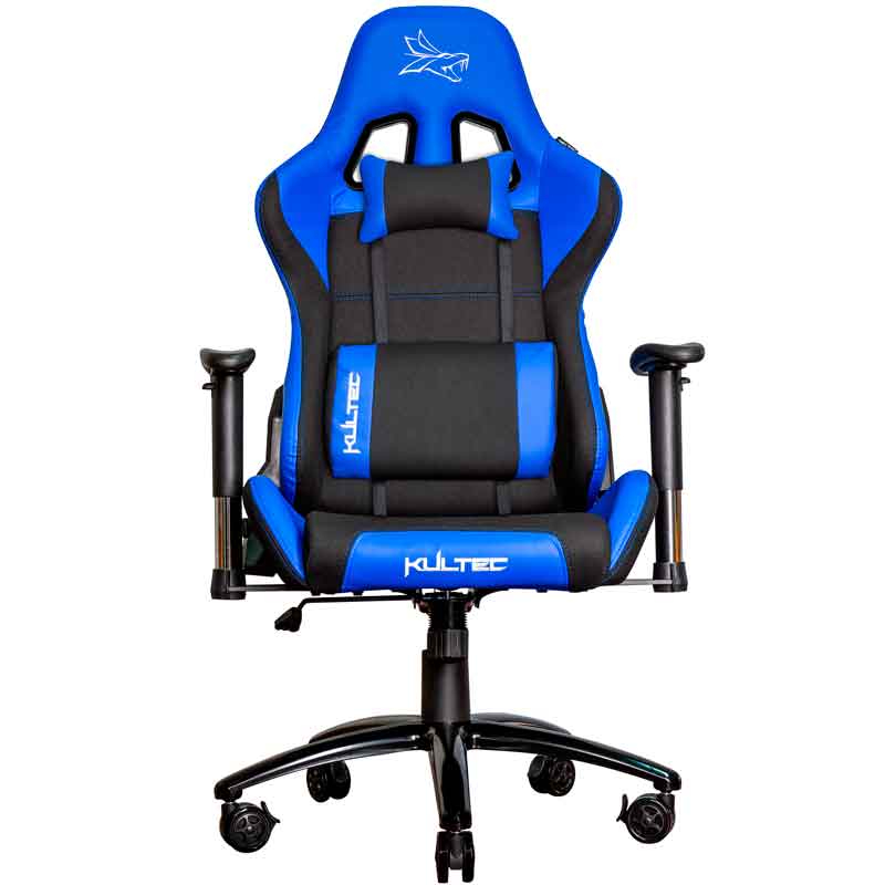 Silla Gamer Kultec Serie X Ergonomica Reclinable Soporte Lumbar Vinipiel Kltx-213