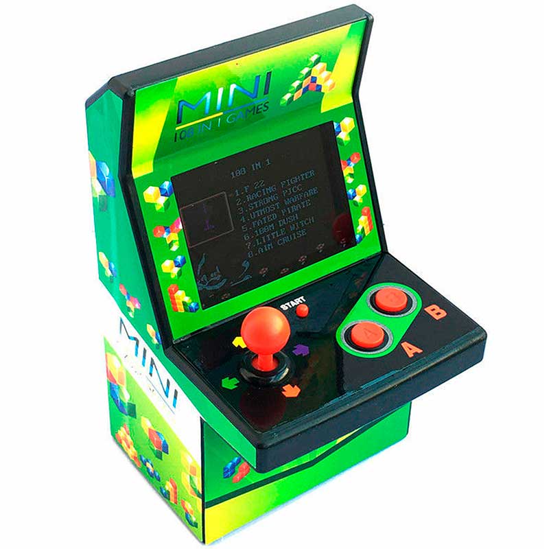 Mini Consola Portatil Classic Arcade Joystick Machine Buil T-In 108