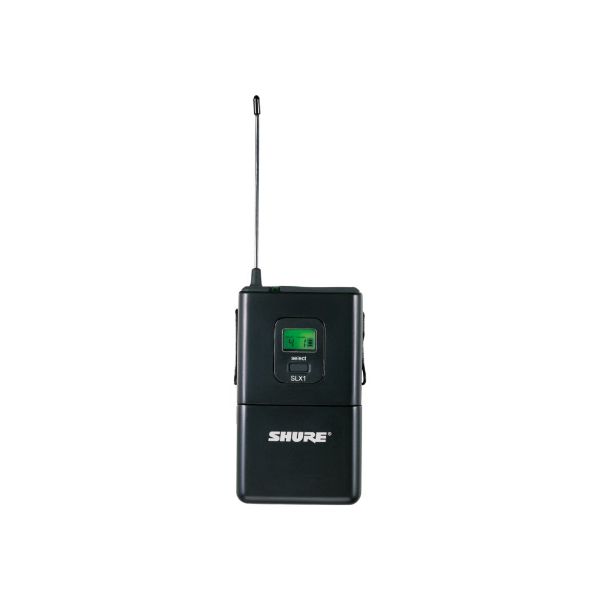 Transmisor de Cuerpo SHURE SLX1 Inalámbrico UHF 960 Frecuencias