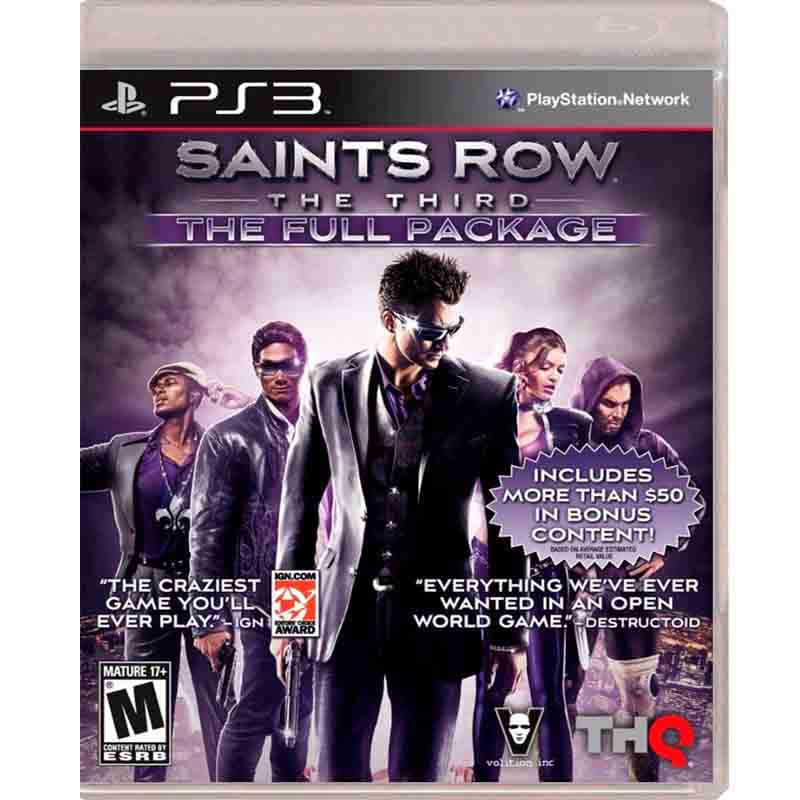 Ps3 Juego Saints Row The Third The Full Package