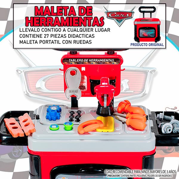 Disney Maletin Con Ruedas tematicas belleza doctor herramientas cocina Frozen Princesas Minnie Cars Juguete 71606-12