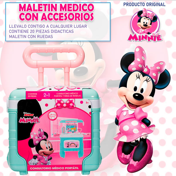 Disney Maletin Con Ruedas tematicas belleza doctor herramientas cocina Frozen Princesas Minnie Cars Juguete 71606-12