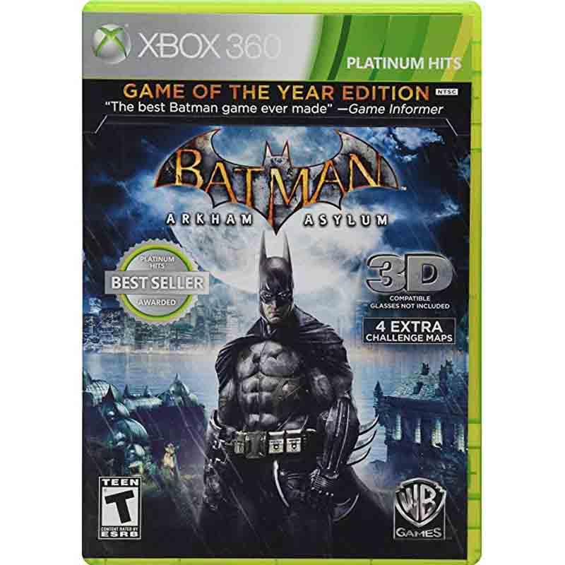 Xbox 360 Juego Batman Arkham Asylum Goty