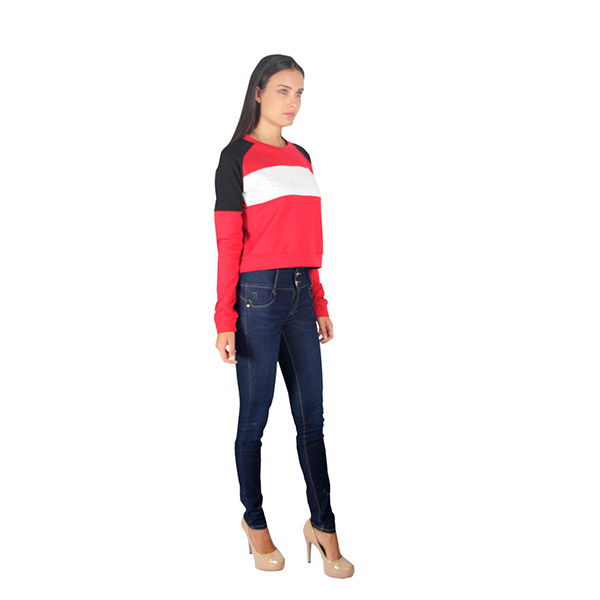 Incognita  Sudadera Para Mujer Con Estampado Estilo Casual Color Rojo , 330430