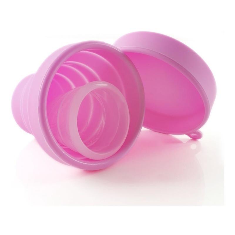 Copa Menstrual Diva Cup + Vaso Esterilizador + Bolsa