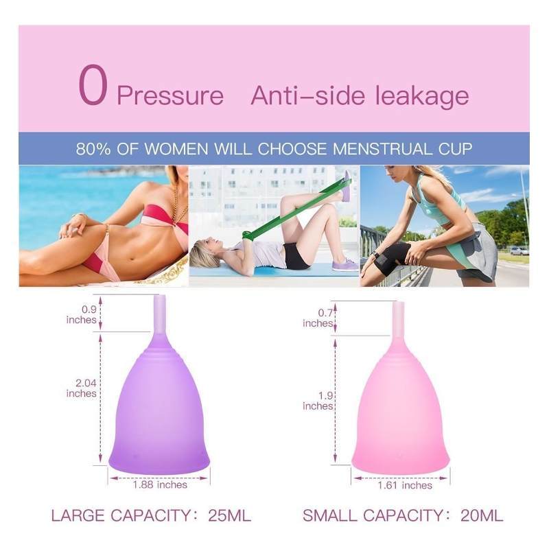 Copa Menstrual Diva Cup + Vaso Esterilizador + Bolsa
