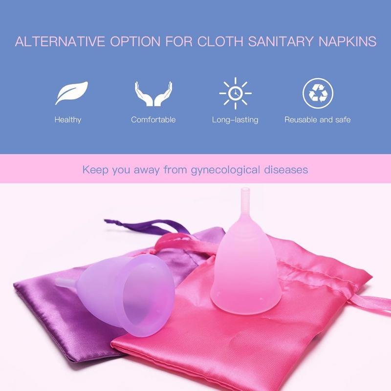 Copa Menstrual Diva Cup + Vaso Esterilizador + Bolsa