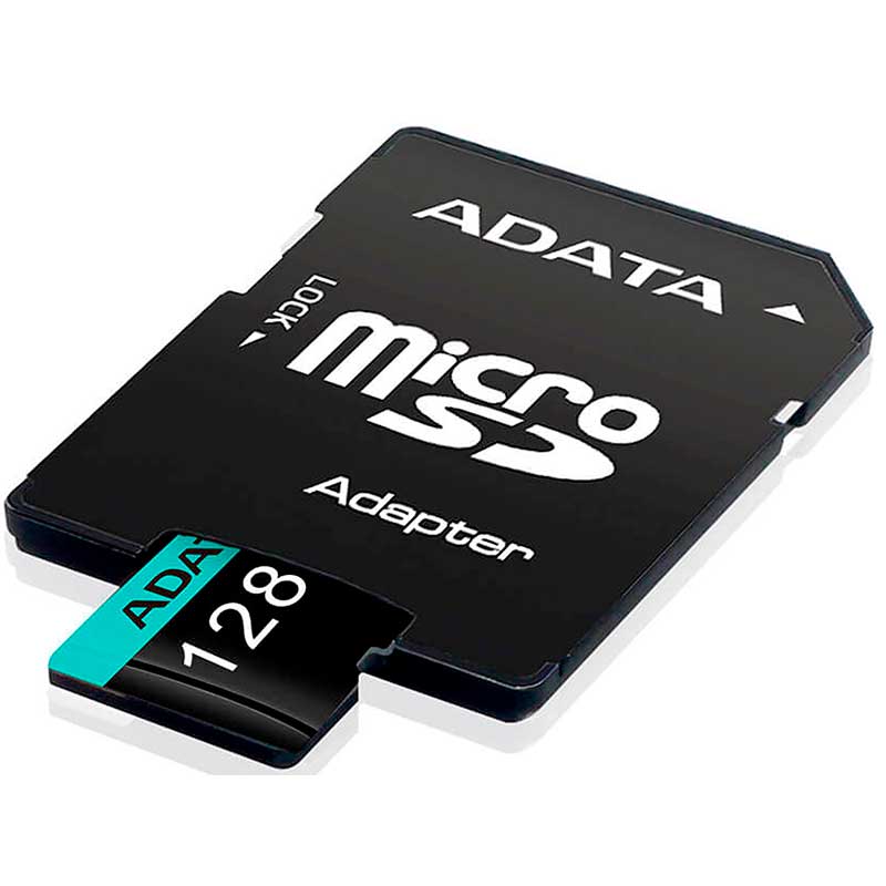 Memoria Micro SDXC 128GB ADATA Premier PRO Clase 10 Juegos A2 Video 4K V30 AUSDX128GUI3V30SA2-R